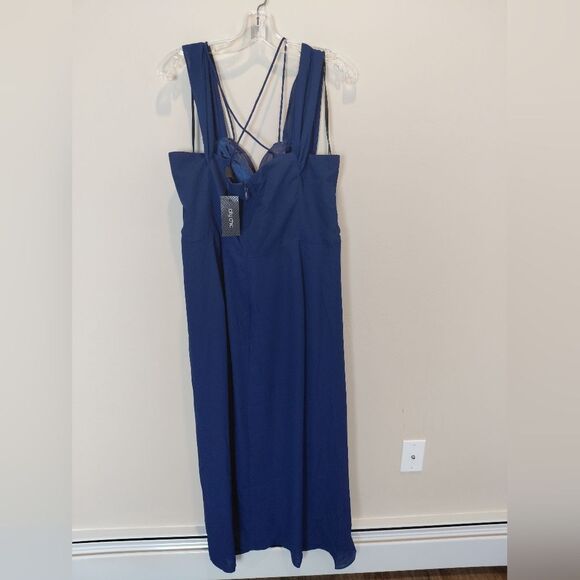 City Chic Sapphire Entwined Dress women’s plus size XL/22 - Picture 2 of 7